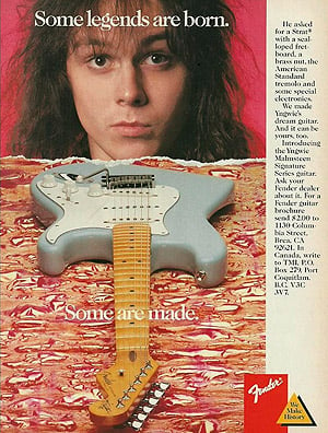 Yngwie Malmsteen Stratocaster Fender Brochure