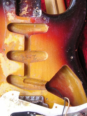 1958 Stratocaster Body Routing