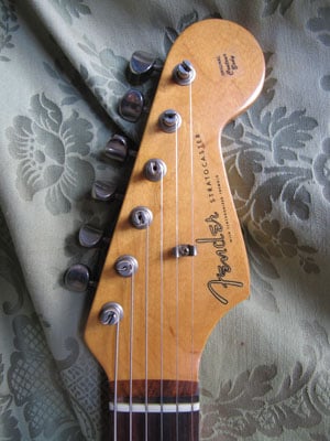 '62 Vintage Stratocaster Headstock front