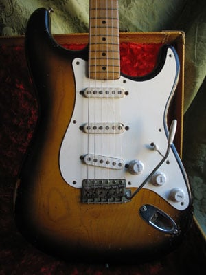 
1955 Stratocaster Body front