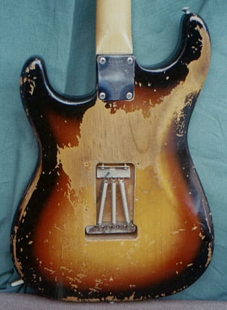 1963 Stratocaster Body Back