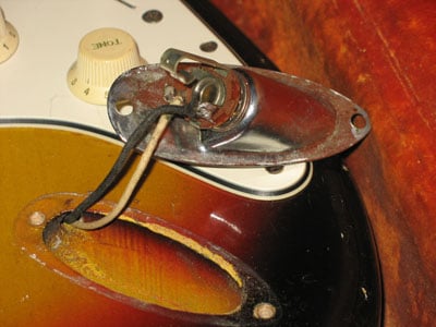 1964 Stratocaster Nail Hole