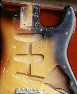 1963 Stratocaster Routing