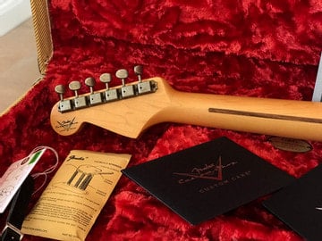 Limited Ed. 1956 Stratocaster Relic headstock back