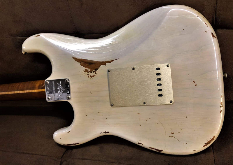 55 Dual Mag Strat relic Body Back