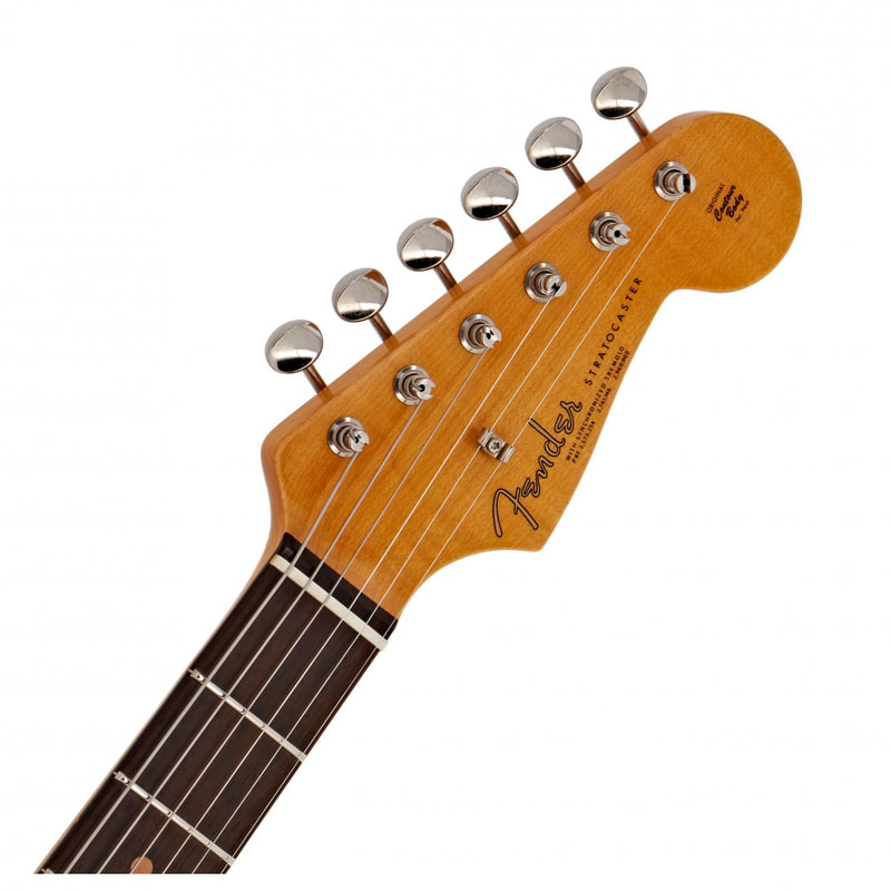 1964 Stratocaster Journeyman Relic CC Hardware Headstock front