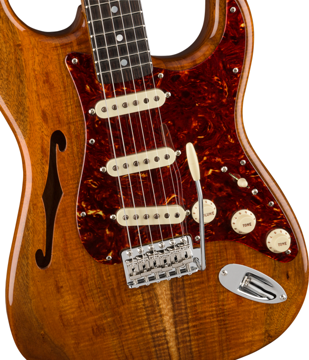 Artisan Koa Thinline Stratocaster body