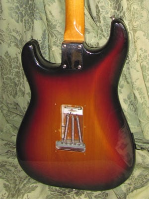 '62 Vintage Stratocaster Body Back