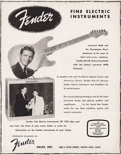 1955 advertisement Lawrence Welk & Buddy Merrill
