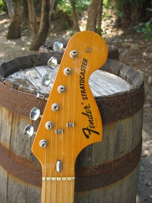 1972 Stratocaster Headstock front