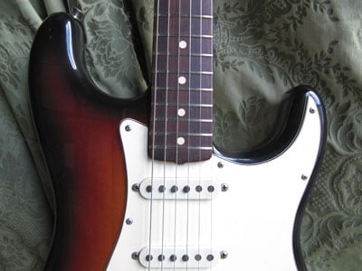 '62 Vintage Stratocaster Body front up