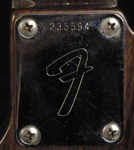 The Harrison's Rosewood Telecaster neck plate