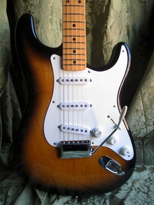 40th Anniversary stratocaster Body front