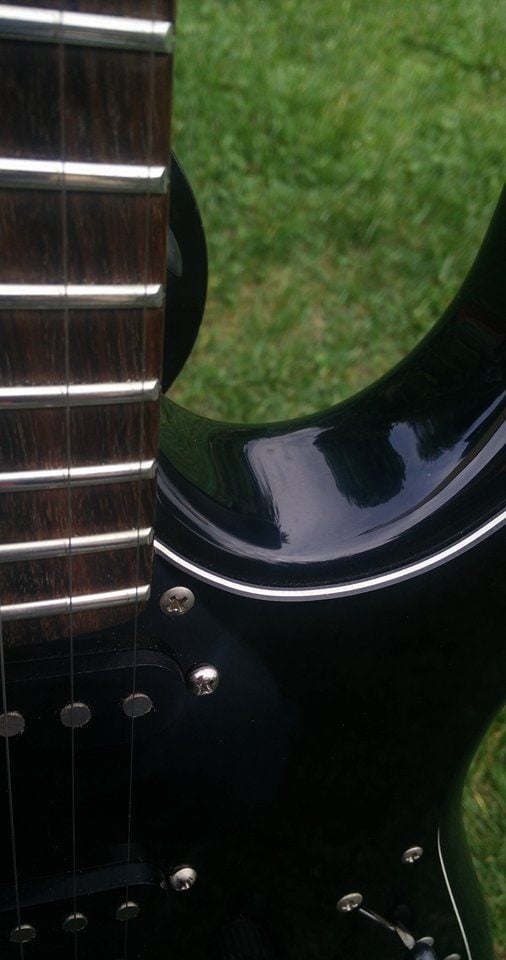 US Contemporary Stratocaster detail