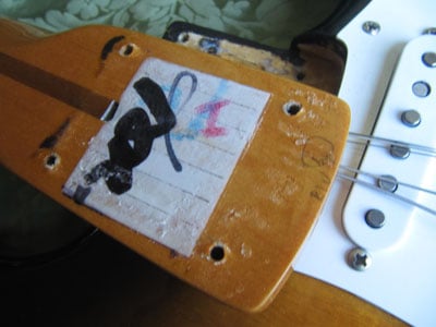 40th Anniversary Stratocaster Neck Heel