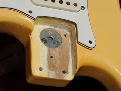 1972 Stratocaster Neck Pocket