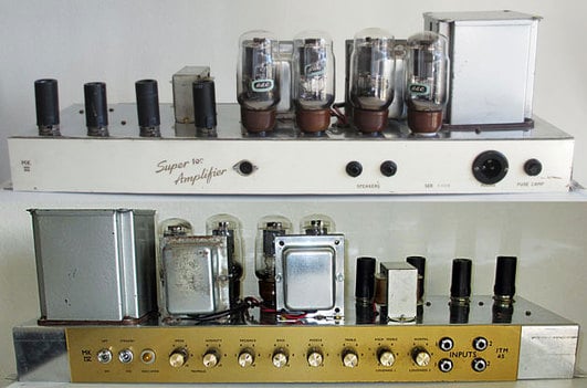 Third dual-output prototype, probably the first 100 watt Super Tremolo amplifier