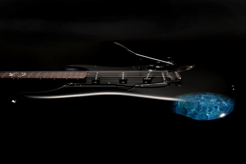 Final Fantasy XIV Stratocaster body side