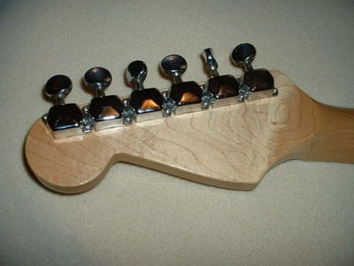 American Traditional Stratocaster headstock back