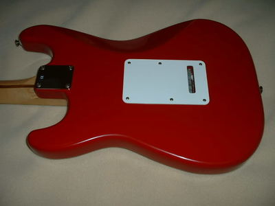 American Traditional Stratocaster body back