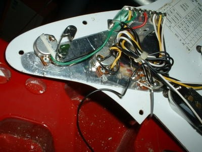 American Traditional Stratocaster electronics