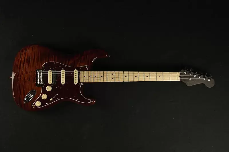 Rarities Flame Maple Top Stratocaster front