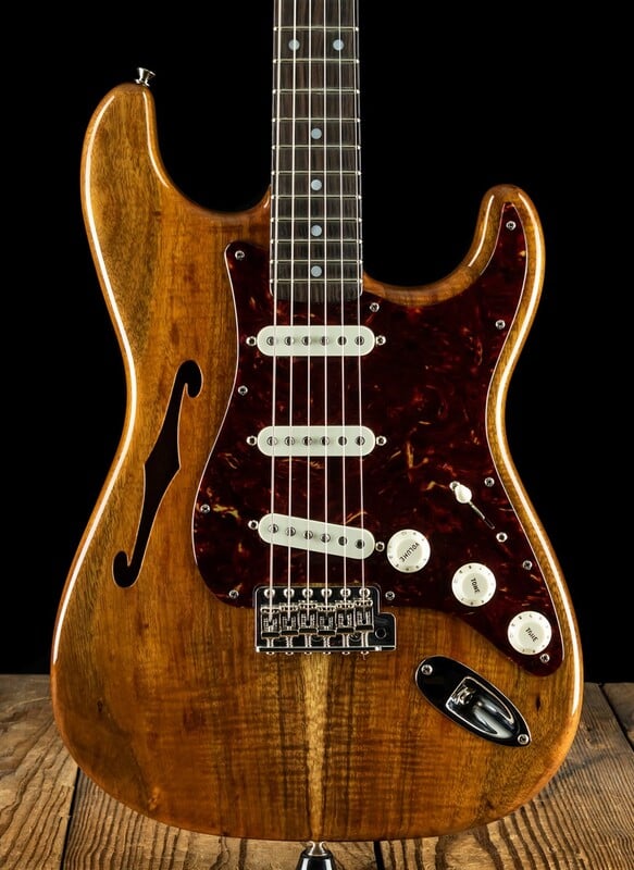 Artisan Koa Thinline Stratocaster body