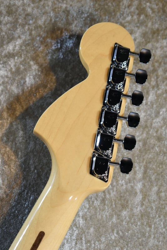 Made in Japan Limited International Color Stratocaster headstock back