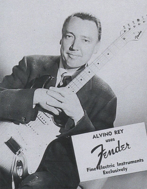 Alvino Rey uses Fender
