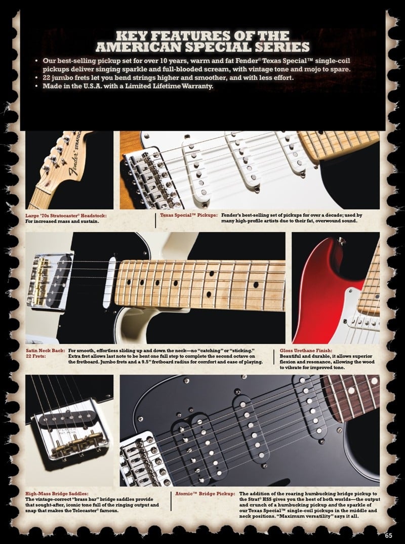 American Special Series dal Frontline Fender del 2010