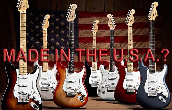 Where are made Fender Stratocaster?