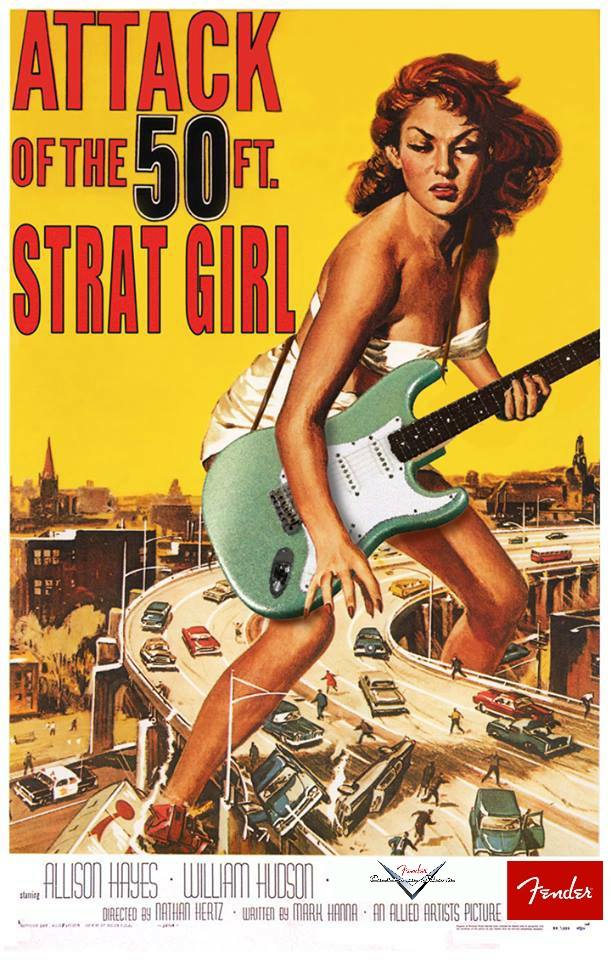 Attack of the 50s Strat Girl