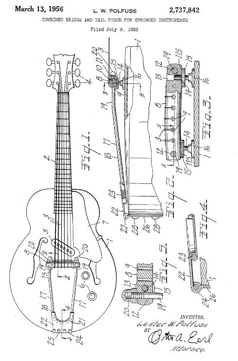 Trapeze Tailpiece patent