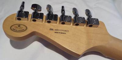 Special Edition Standard Stratocaster Satin headstock back
