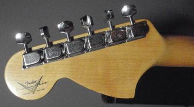 Limited 1967 Stratocaster Relic headstock back