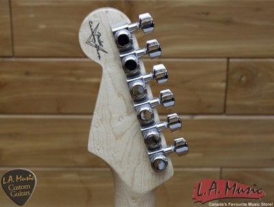 Custom Deluxe Stratocaster headstock back