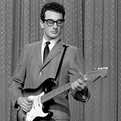 Buddy Holly with his strat