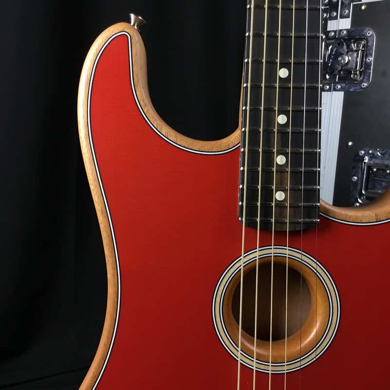 American Acoustasonic Stratocaster Detail