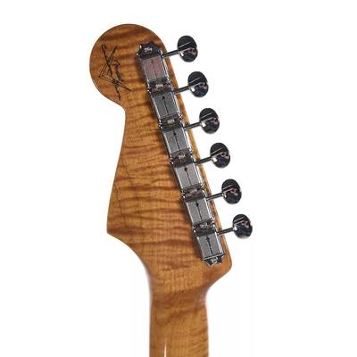 Artisan Spalted Maple Stratocaster headstock back