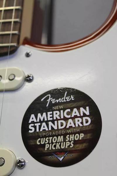 American Standard Stratocaster HSS Detail