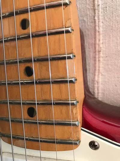 Floyd Rose Classic stratocaster Fretboard Dots