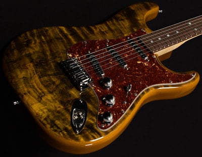 Spalted Maple Top Stratocaster body