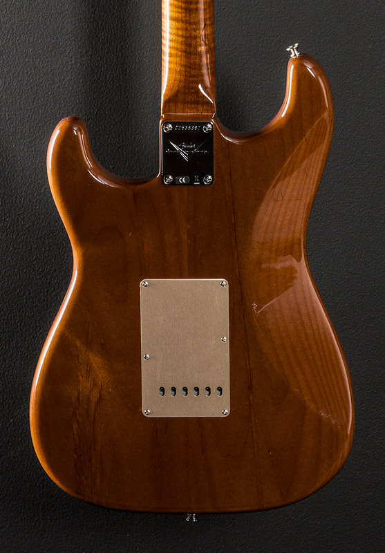 Artisan Spalted Maple Stratocaster body back