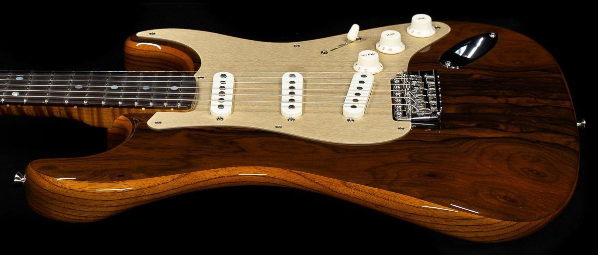 Artisan Ziricote Stratocaster body side