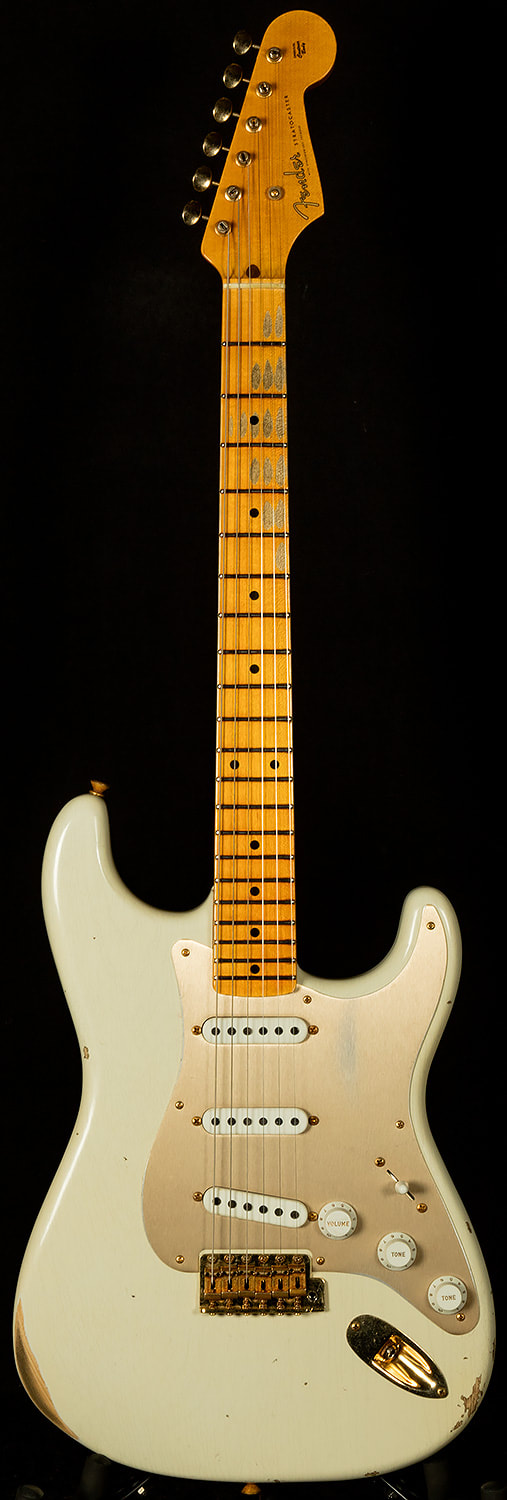 1955 stratocaster Relic Gold Hardware front