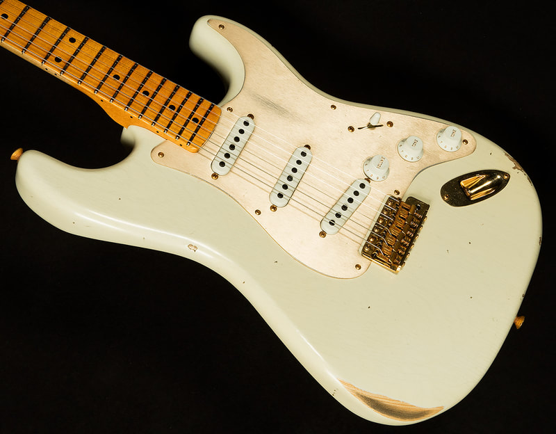 1955 stratocaster Relic Gold Hardware Body front