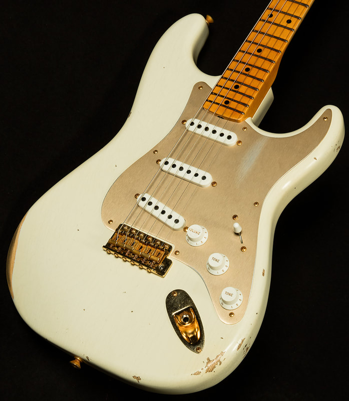 1955 stratocaster Relic Gold Hardware Body front