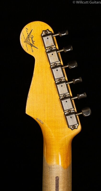 Limited Ancho Poblano II Stratocaster headstock back
