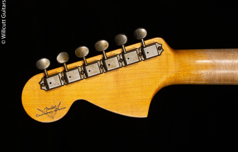 Time Machine '67 Stratocaster Heavy Relic headstock back