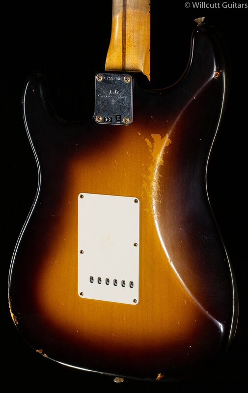 Time Machine '57 Stratocaster Relic body back